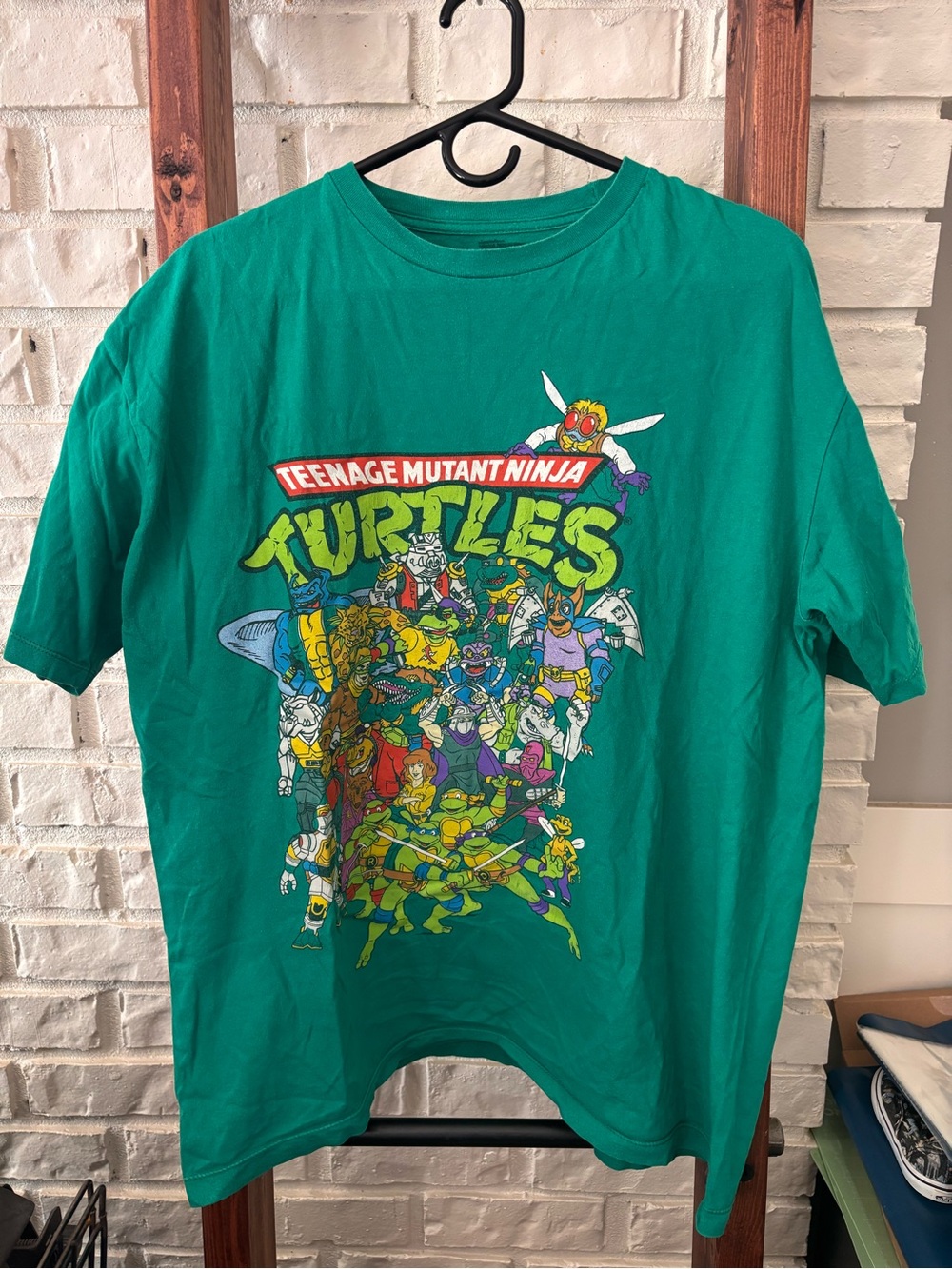 Liquid Blue Teal Green Teenage Mutant Ninja Turtles Graphic Tee